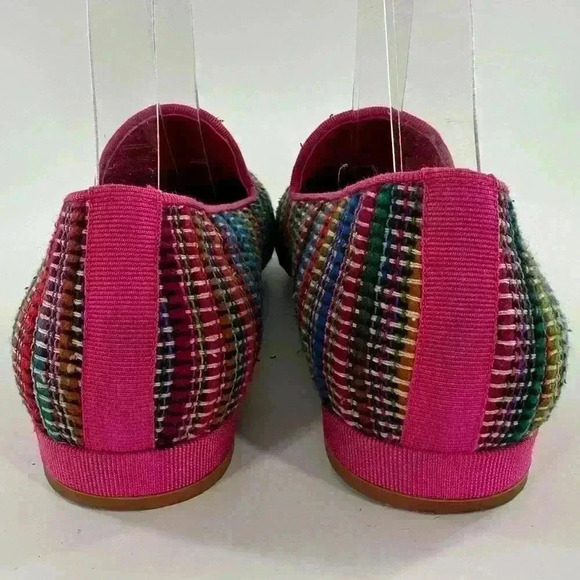 Alberto Gozzi womens flats size 38 multicolored domaine smoking loafers - Picture 3 of 12